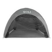 grey inflatable canopy